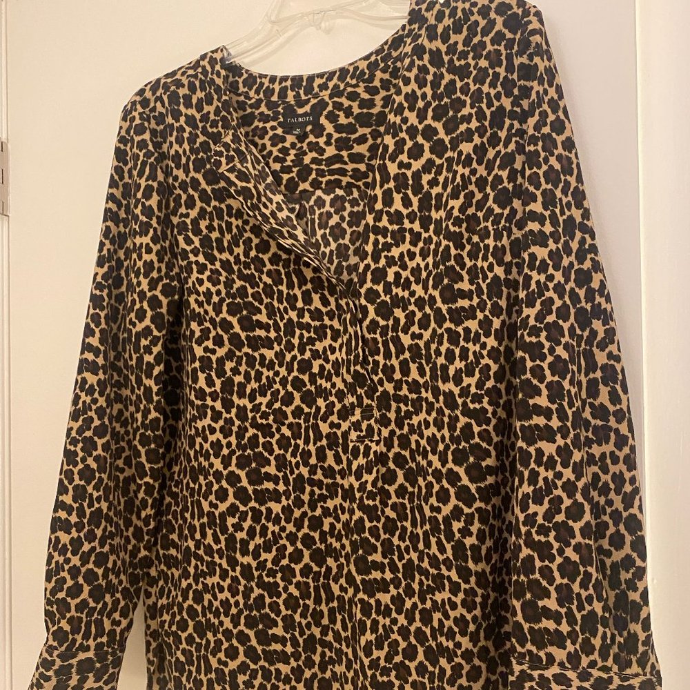 Cheetah Print Blouse
